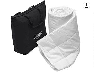 Cura Pearl Classic Gewichtsdecke 135X200 7Kg Anti Stress Therapiedecke Schwere Decke Fuer Tiefen