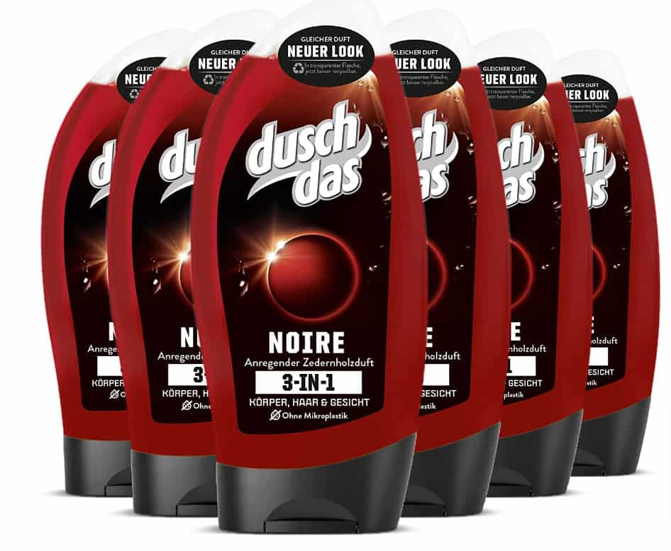 Duschdas 2-In-1 Duschgel &Amp; Shampoo Noire