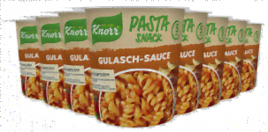 Knorr Pasta Snack Gulasch Sauce leckere Instant Nudeln
