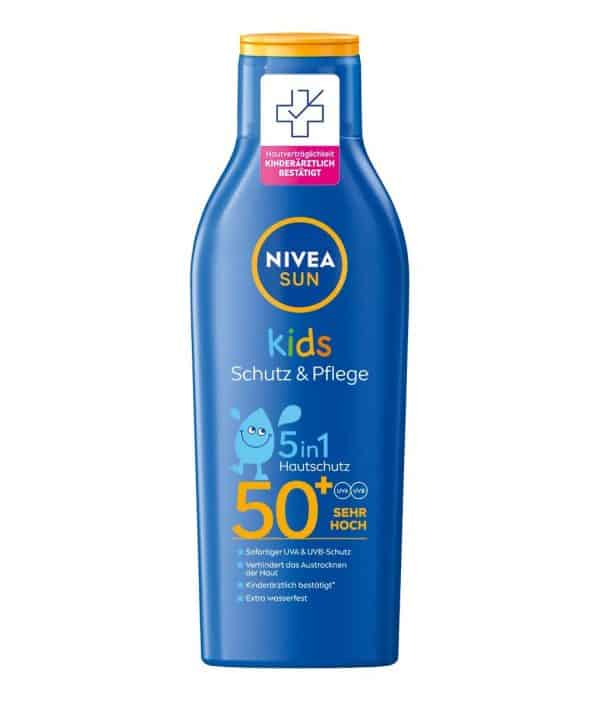 Nivea Sun Kids Schutz &Amp; Pflege Sonnenmilch Lsf 50+
