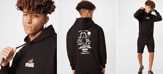 PUMA Sweatshirt in Schwarz ABOUT YOU
