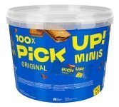 PiCK UP minis Original 1 x 1 06 kg Mini Riegel mit knackiger Milchschokoladentafel zwischen zwei Keksen ein Snack zum Teilen 100 Portionspackungen Amazon de Lebensmittel Getraenke