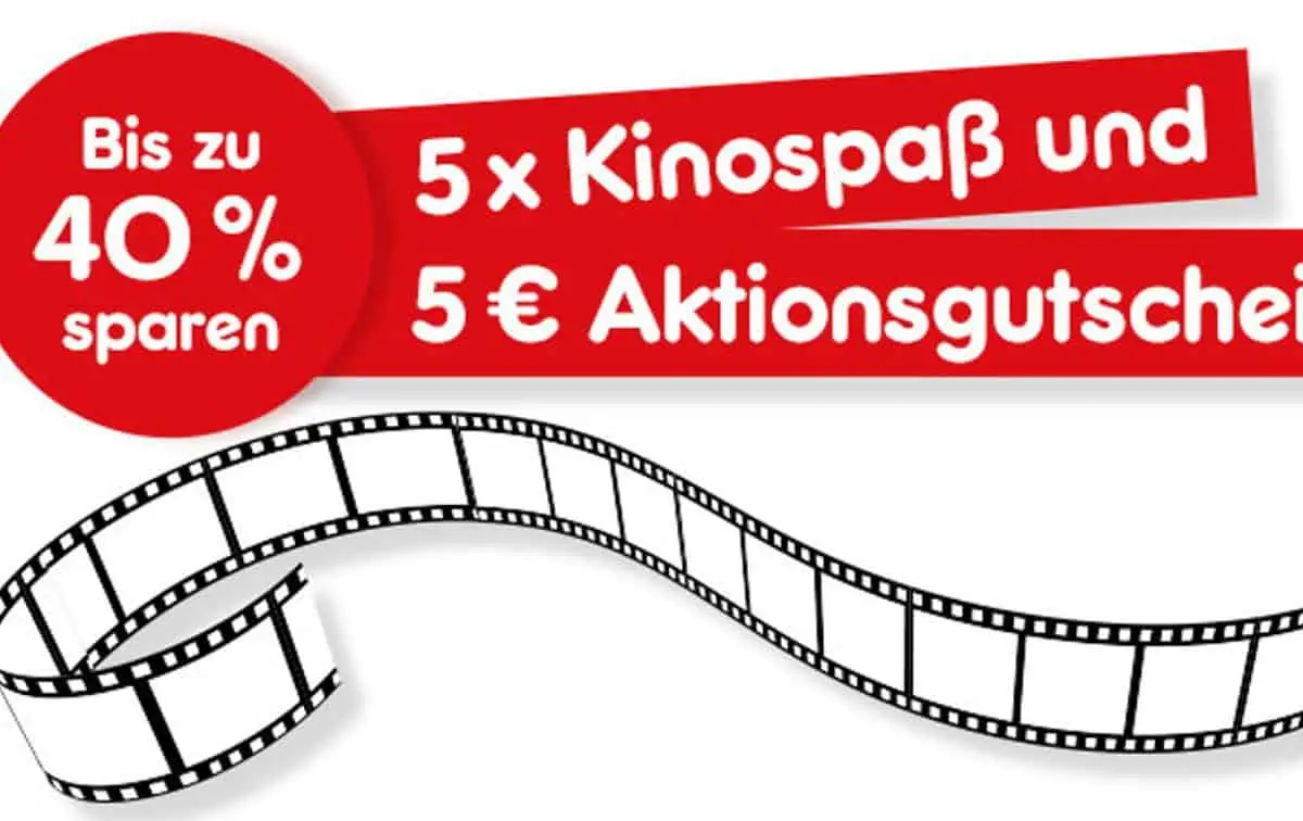 5 Cinemaxx Kinogutscheine 🎥 Für 2d Filme 5 € Aktionsgutschein Für Verpflegung Für 2995