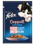 FELIX So gut wie es aussieht Doppelt Lecker Katzenfutter nass in Gelee, Lachs &Sardine, 26er Pack (26x 85g) ab 6,76 € inkl. Prime Versand (statt 12,00 €)