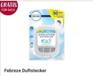 Gratis: Febreze Duftstecker in der Rossmann-App