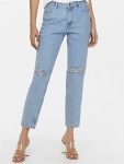 ONLY Damen Onljagger Life High Mom Enkeldnm Noos Jeans Light Blue Denim 25W 30L EU Amazon de Bekleidung