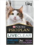 6 x 1,4kg PURINA PRO PLAN LIVECLEAR Sterilised Senior 7+ Katzenfutter trocken für 22,99 € Prime