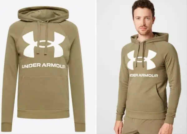 Under Armour Rival Fleece Big Logo Hoodie (Gr. S bis L) für 21,96 € inkl. Versand (statt 32,97 €)