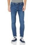 edc by ESPRIT Herren Basic met organisch katoen Jeans, 902/Blue Medium Wash 12, 32W / 34L EU