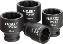 Hazet Kraft Steckschlüssel Satz 4-teilig 24/30/32/36mm – für 42,60 € inkl. Versand statt 57,50 €
