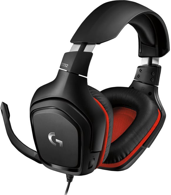 Logitech G332 schwarz/rot Gaming-Headset - für 25,98 € inkl. Versand statt 32,84 €