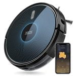 Staubsauger Roboter, ZOOZEE Z50 Saugroboter mit wischfunktion, Starke 3000 Pa Saugkraft, Selbstaufladender mit 5200 MAh LG Batterie, kompatibel mit Alexa, Google Home und Siri, Haustiergerecht