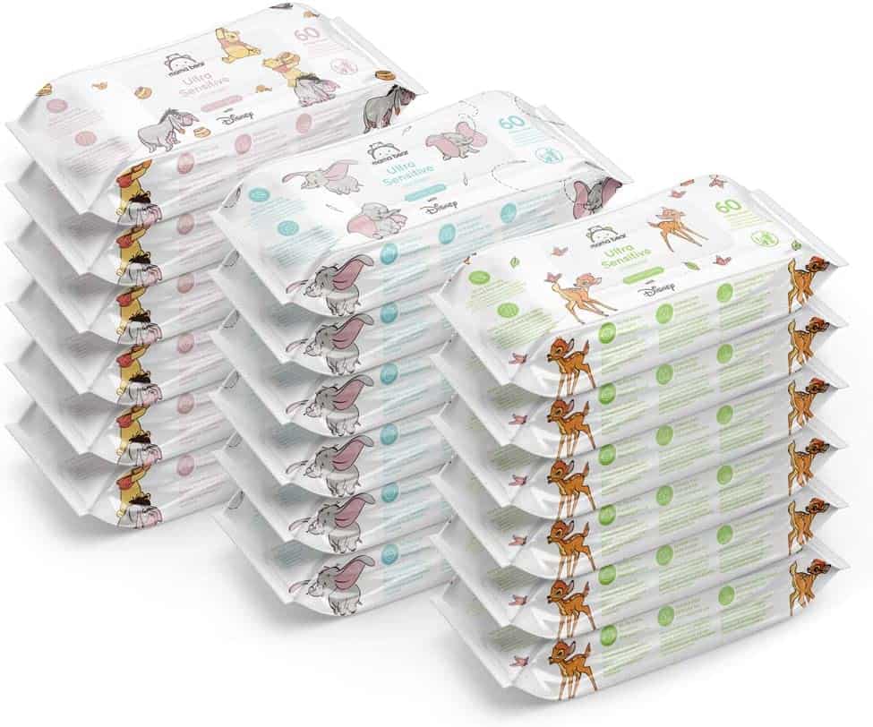 Mama Bear - Disney - Ultra-sanfte Feuchttücher (18x60 - 1080 Stück) - für 19,96 € [Prime/SparAbo] statt 24,95 €