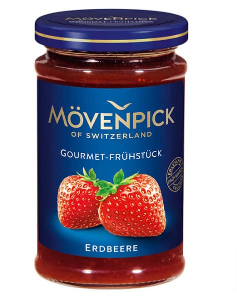 Moevenpick Gourmet Fruehstueck Erdbeere Fruchtaufstrich 8Er Pack 8 X 250 G Amazon De Lebensmittel Getraenke