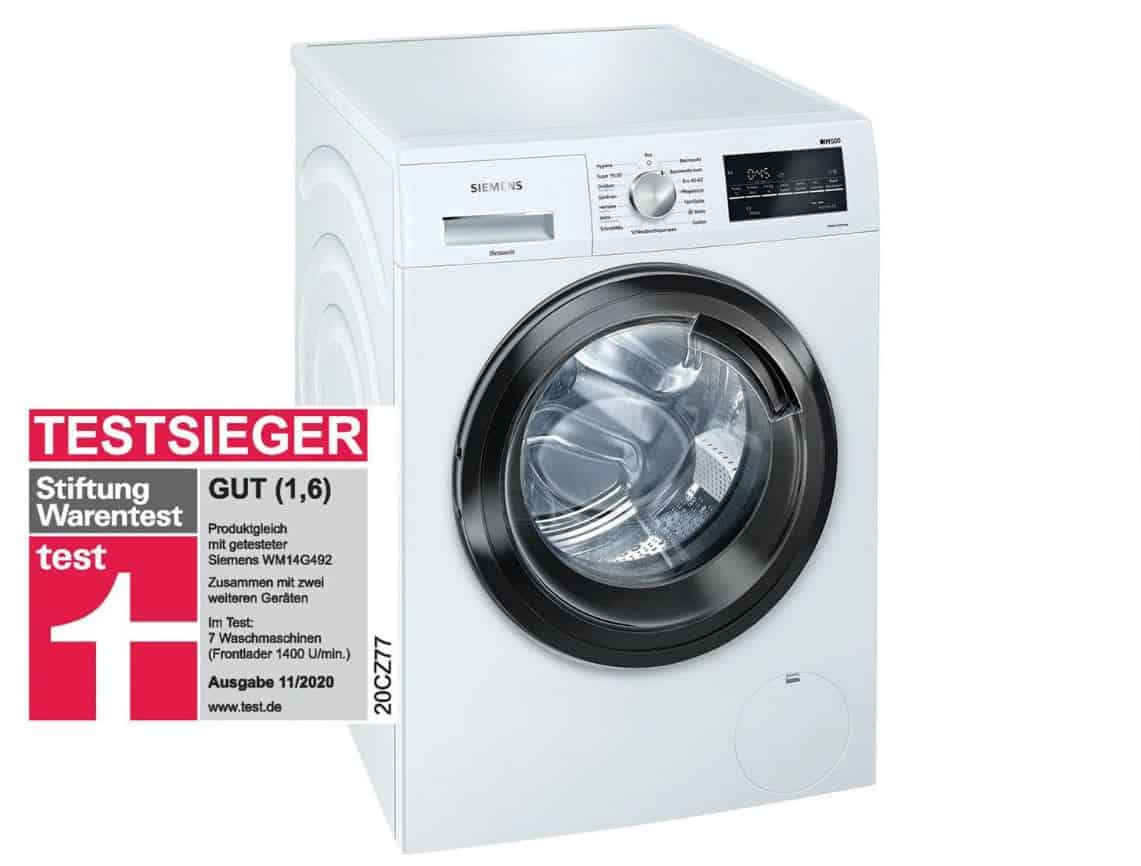 Siemens Waschmaschine WM14G400 (8 kg) - für 483,90 € inkl. Versand statt 588,00 €