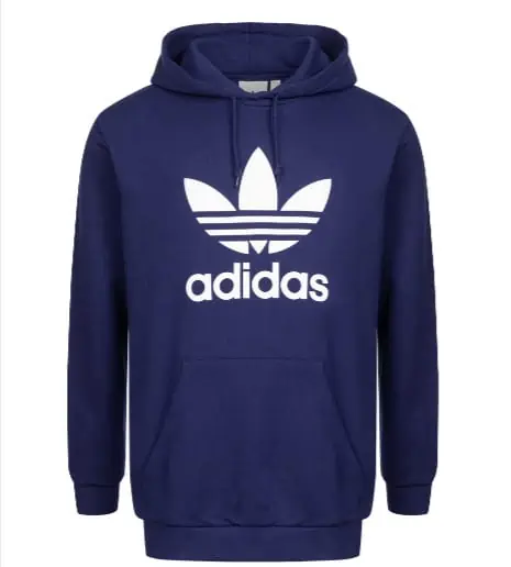 Adidas Trefoil Hoodie night (S & M) für 28,94 € inkl. Versand (statt 44,00 €)