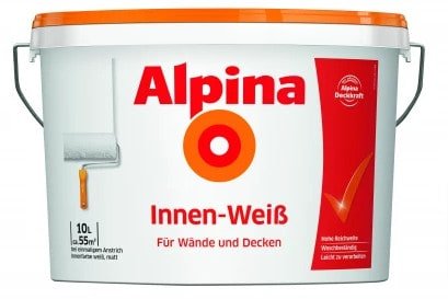 Alpina Innenweiss 10 L Weiss Globus Baumarkt