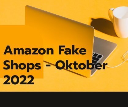 Amazon Fake Shops Oktober 2022