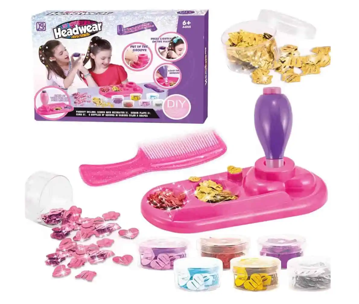 Hair Bedazzler Kit mit 420 Edelsteinen,Bling Hair Gems Machine für 6,99 € inkl. Prime Versand