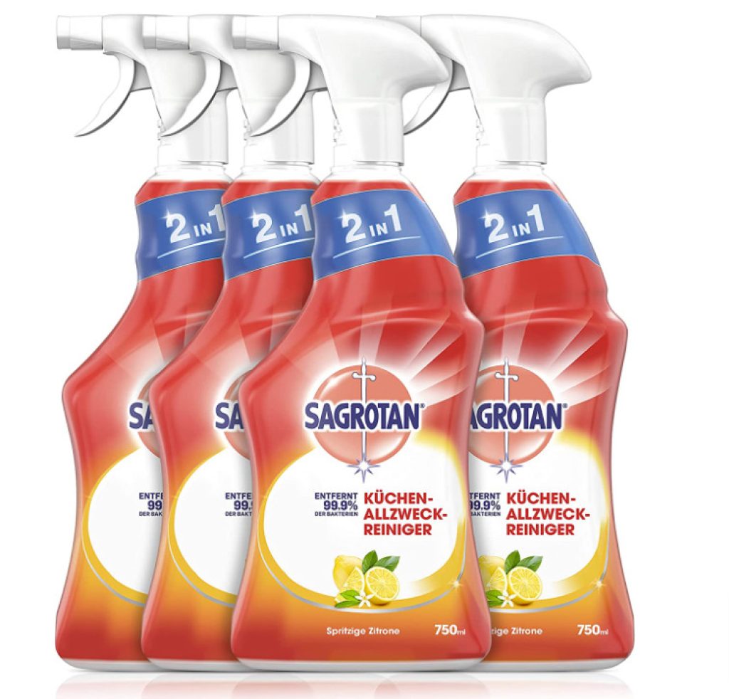 Sagrotan Küchen-Allzweck-Reiniger Spritzige Zitrone Sagrotan Küchen-Allzweck-Reiniger Spritzige Zitrone