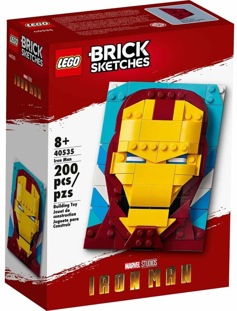 Lego Brick Sketches Iron Man 40535 1