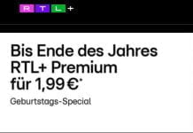 Einzigartige Geburtstagsaktion I RTL
