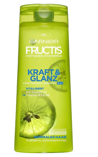 Garnier Fructis Shampoo Kraft Glanz Kraeftigendes 2 In 1 6Er Pack 6 X 250 Ml Amazon De Beauty