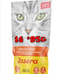 Josera Cat Pate Huhn mit Spinat 85g Menge 16 je Bestelleinheit Amazon de Haustier