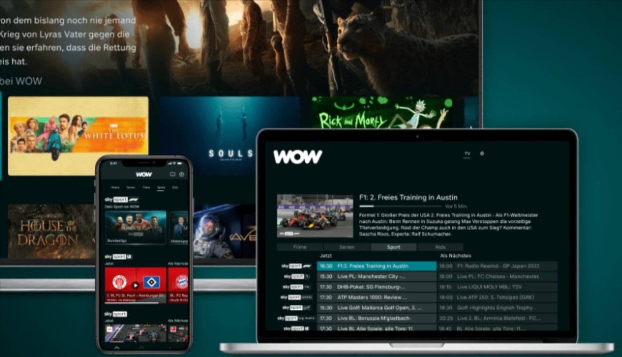 WOW TV (Ehemals Sky) 50 % Rabatt auf alle 12-Monats-Abos z.B.: 12 ...