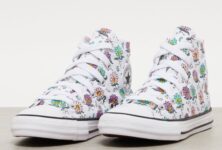 Converse Chuck Taylor All Star HI Kids white pixel purple ong navigation deSchuhe Bekleidung Accessoires ONYGO