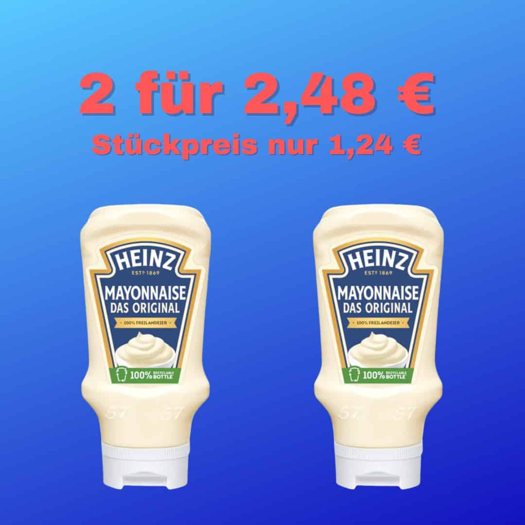 REWE 2 x Heinz Mayo 495ml für 2,48