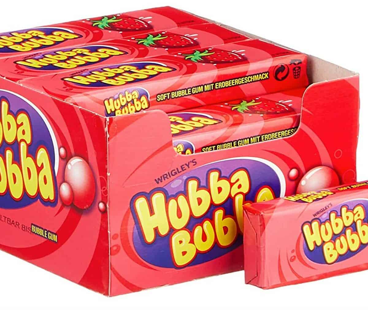 Hubba Bubba Kaugummi Erdbeere 20 Packungen 20 X 5 Stueck 700 G Amazon.de Lebensmittel Getr