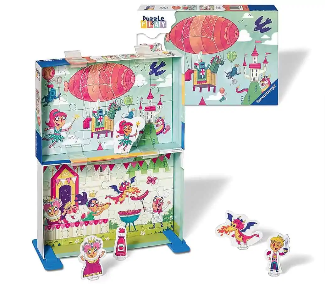 Ravensburger Kinderpuzzle 'Im Urwald' – 3x49 Teile, Für Kinder Ab 5 Jahren, Inkl. Mini-Poster