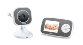 Beurer BY Video Babyphone mit Infrarot Nachtsichtfunktion Meter Reichweite und Temperatural