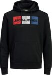 Jack Jones Kapuzensweatshirt CORP Logo Hoodie