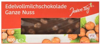 Jeden Tag Schokolade Ganze Nuss g Amazon.de Lebensmittel Getraenke