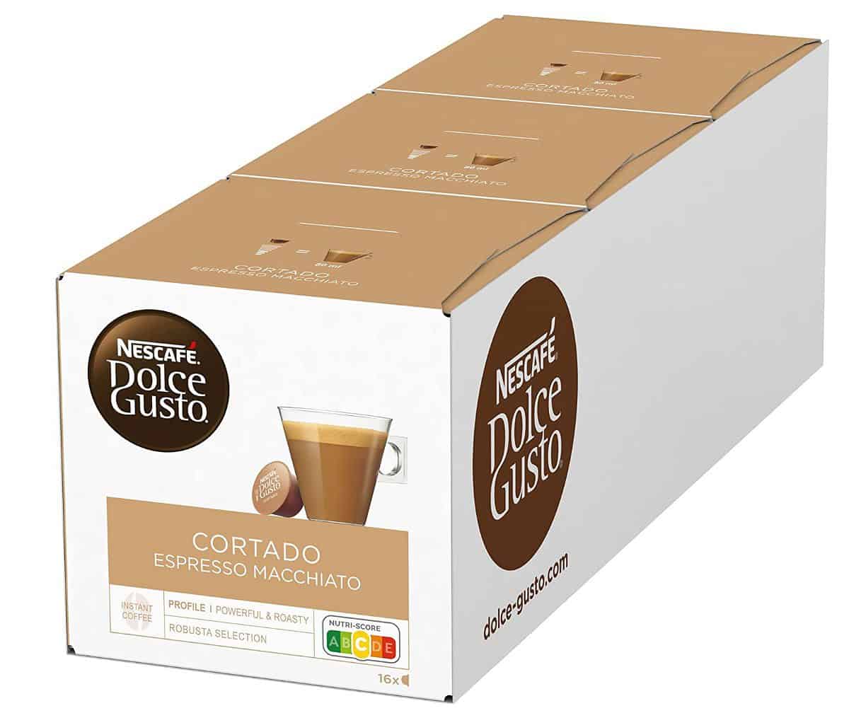 Nescafe Dolce Gusto Cortado Espresso Macchiato I Kaffeekapseln I Robusta Und Arabica Bohnen I Spa
