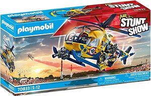 Playmobil Air Stuntshow Filmcrew Helikopter