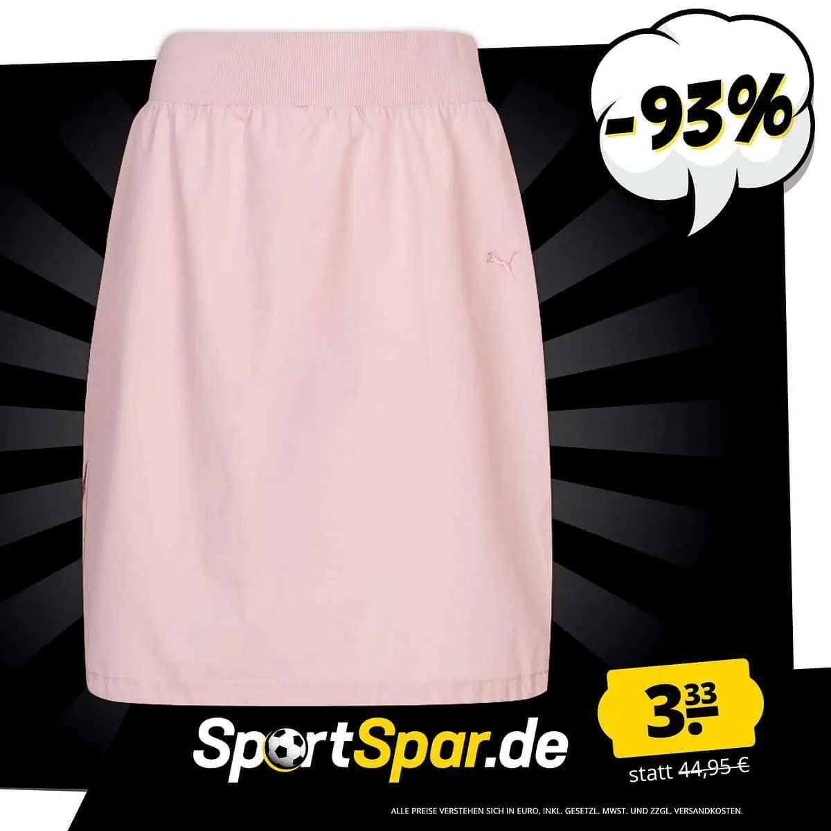 PUMA Woven Damen Golf Rock (Gr. XS bis L) für 3,33 € zzgl. 3,95 € Versand