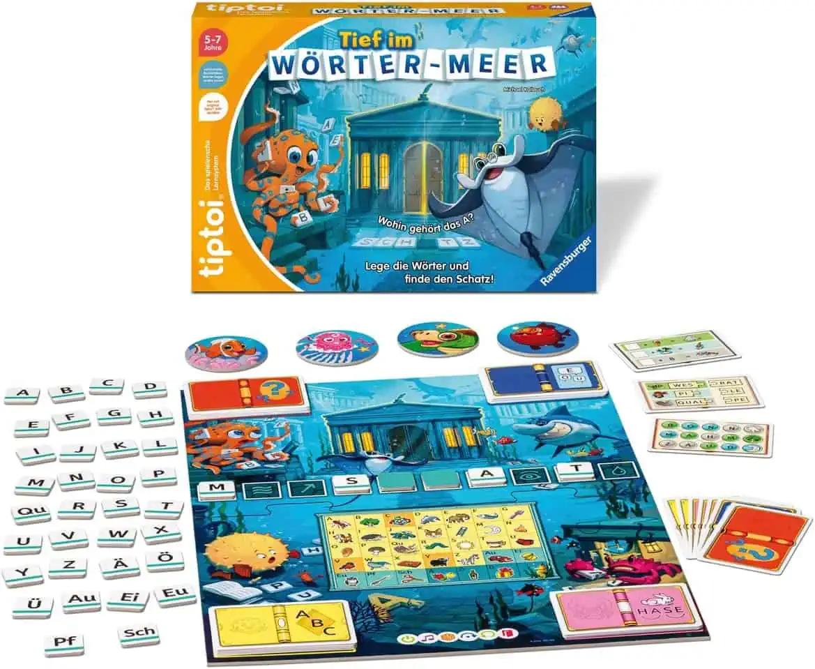 Ravensburger tiptoi 00103 – Tief im Wörter-Meer für 9,06 € inkl. Prime-Versand (statt 16,98 €)