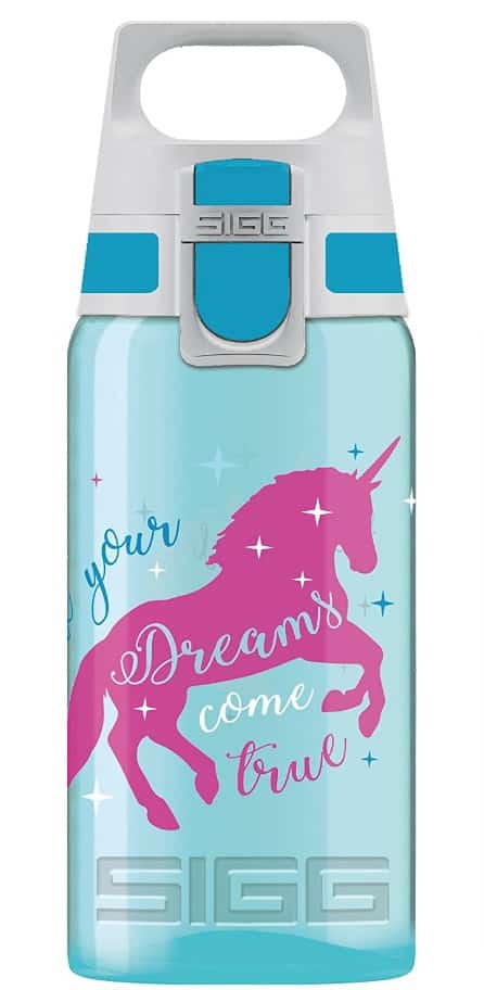 Sigg Viva One Unicorn Kinder Trinkflasche . L Schadstofffreie Kinderflasche Mit Auslaufsicherem
