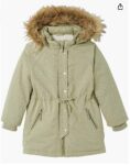 Vertbaudet Vertbaudet Maedchen Jacke mit Recycling Polyester hellgruen Maentel Amazon.de Bekleidu