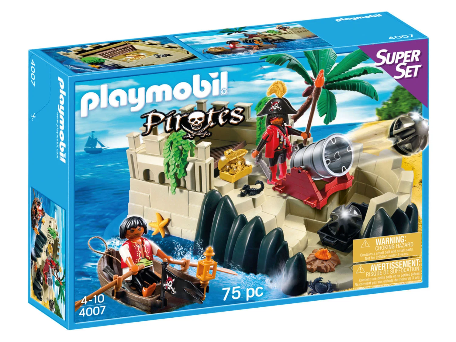 Playmobil SuperSet Piratenfestung (4007) für 19,94 € inkl. Versand