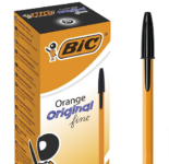 BIC Kugelschreiber Orange fine Kulis in Schwarz – Strichstärke mm fein – Dokumentenecht Amazon de Bürobedarf Schreibwaren