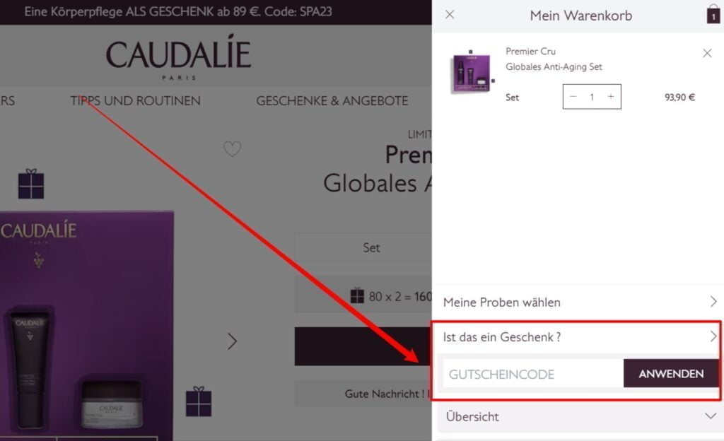 Caudalie Rabattcode einlösen Caudalie Rabattcode einlösen