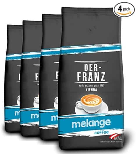 Der Franz Melange Kaffee Ganze Bohne G Er Pack Amazon De Lebensmittel Getraenke