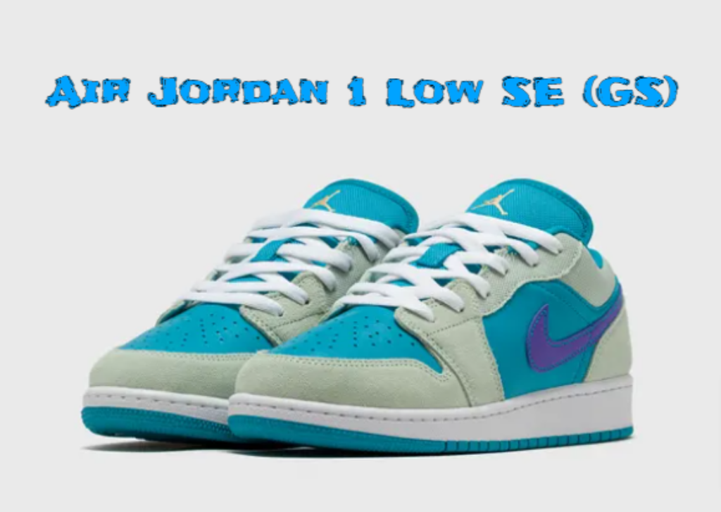 Jordan Air Jordan Low Se Gs Aquatone Blue Green Bstn Store