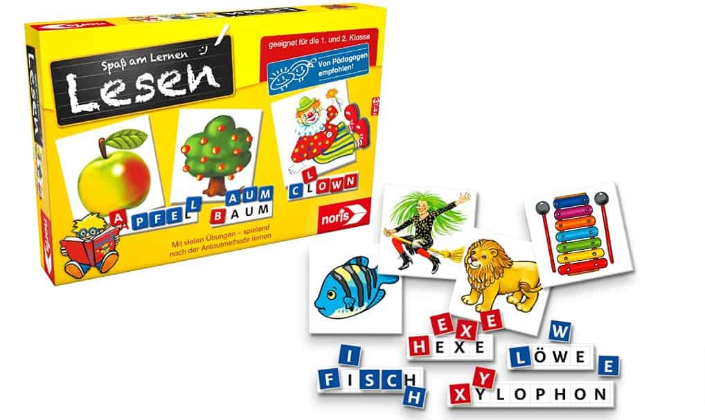 Noris 606076340 Spaß Am Lesen Kinder Lernspiel Zum Lesenlernen Für 533 € Inkl Prime Versand 0912