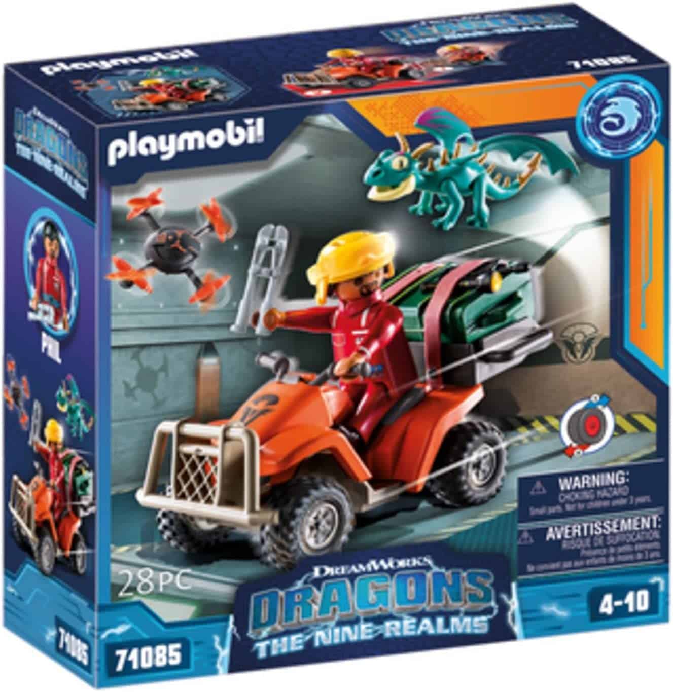 Playmobil Dreamworks Dragons The Nine Realms Icaris Quad Phil Spielzeug Drache Und Quad