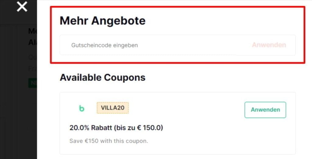 belvilla Rabattcode einloesen belvilla Rabattcode einlösen